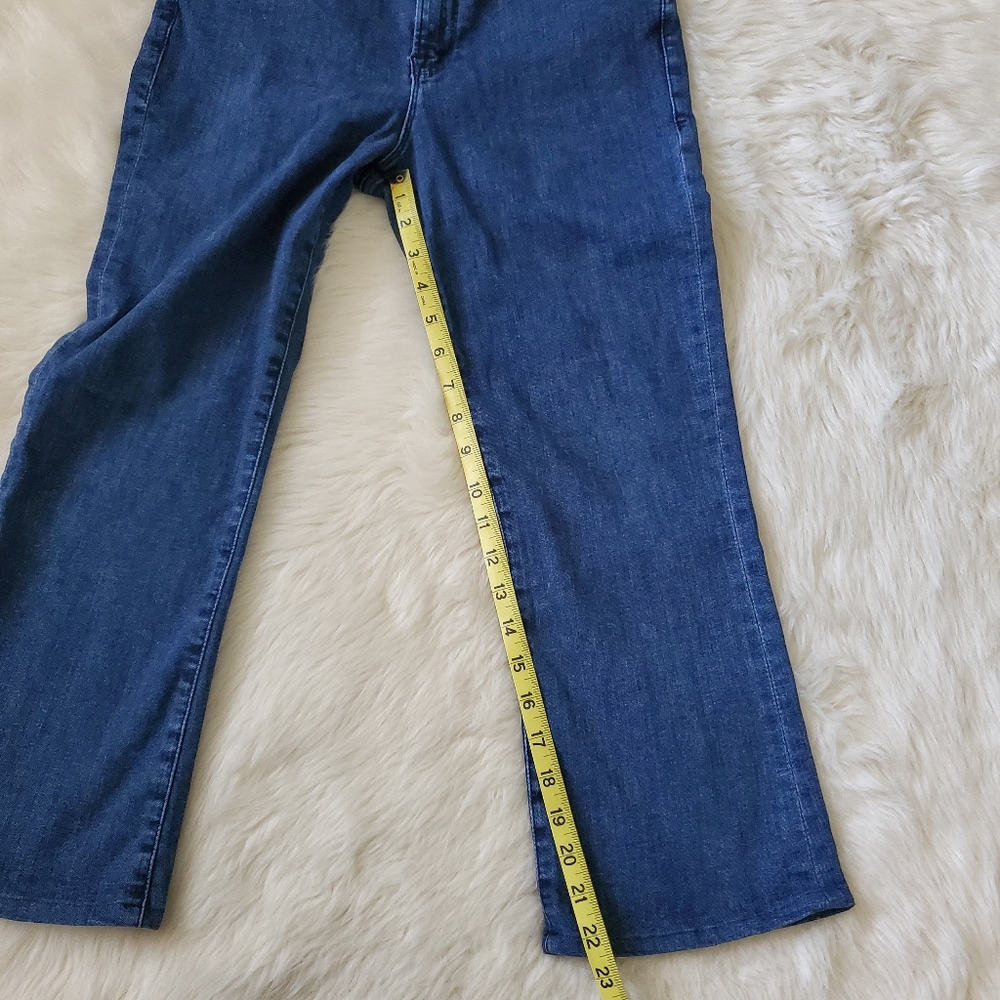 Frame Le Crop Mini Boot Jeans In Kinley Wash Size 29 SHORT - Picture 11 of 12